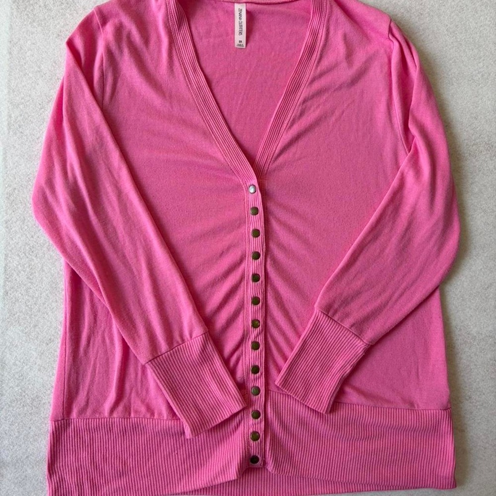 Zenana Outfitters - Hot Pink Light Weight Cardigan - 2X Great condition